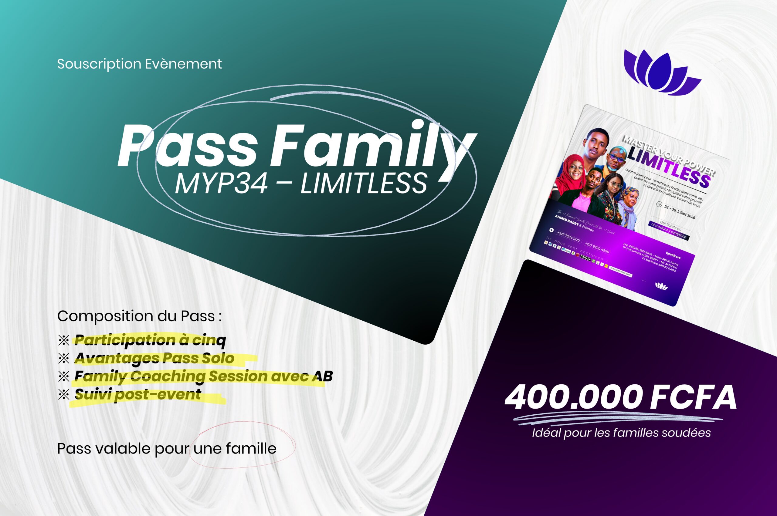 Pass Family - MYP34 : LIMITLESS