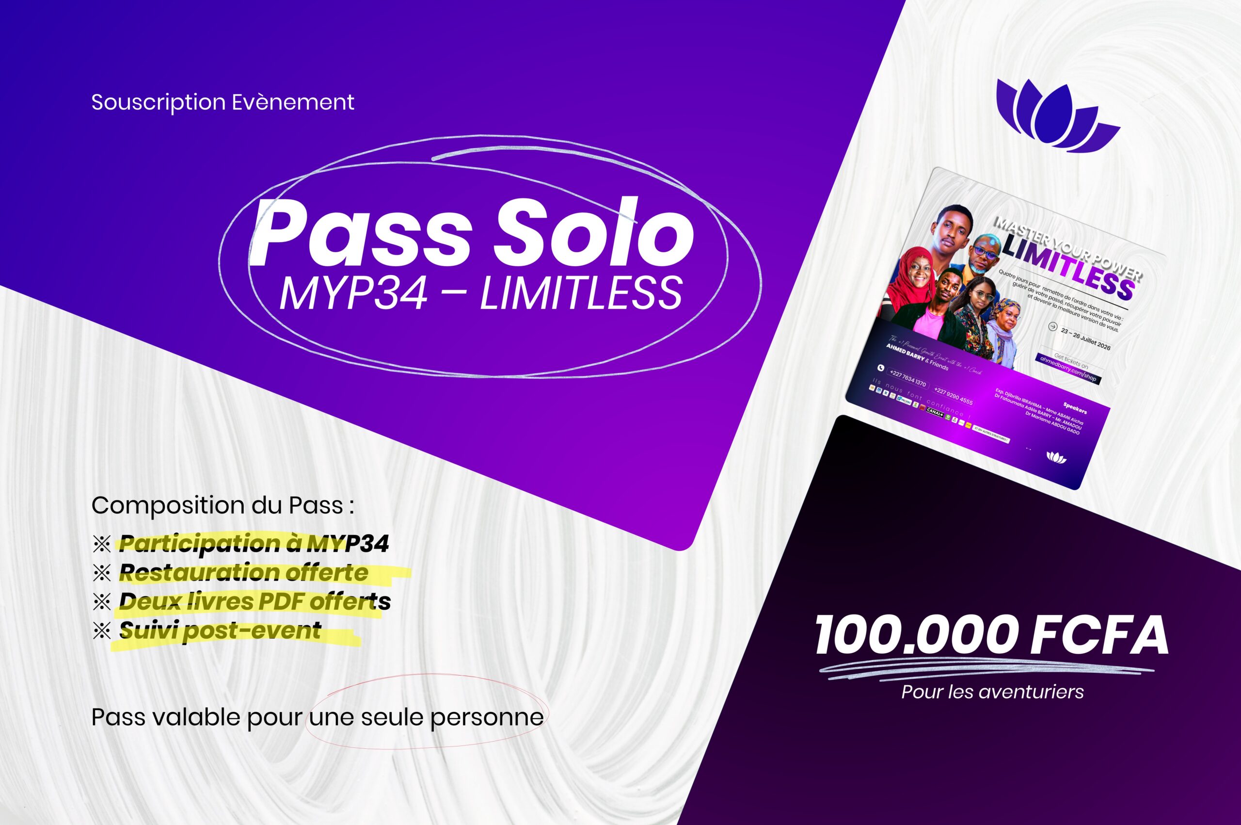 Pass Solo - MYP34 : LIMITLESS